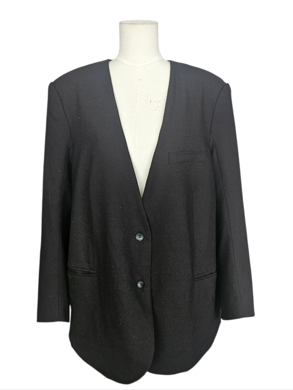 ROUCHA Baugin Blazer in Black - Size CC (Large Short) Minimalist Oversized